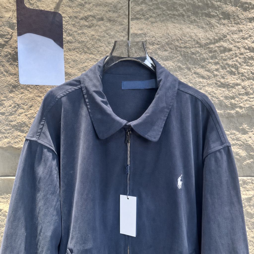 Ralph Lauren Outerwear Oversized Cotton Collared Jacket
