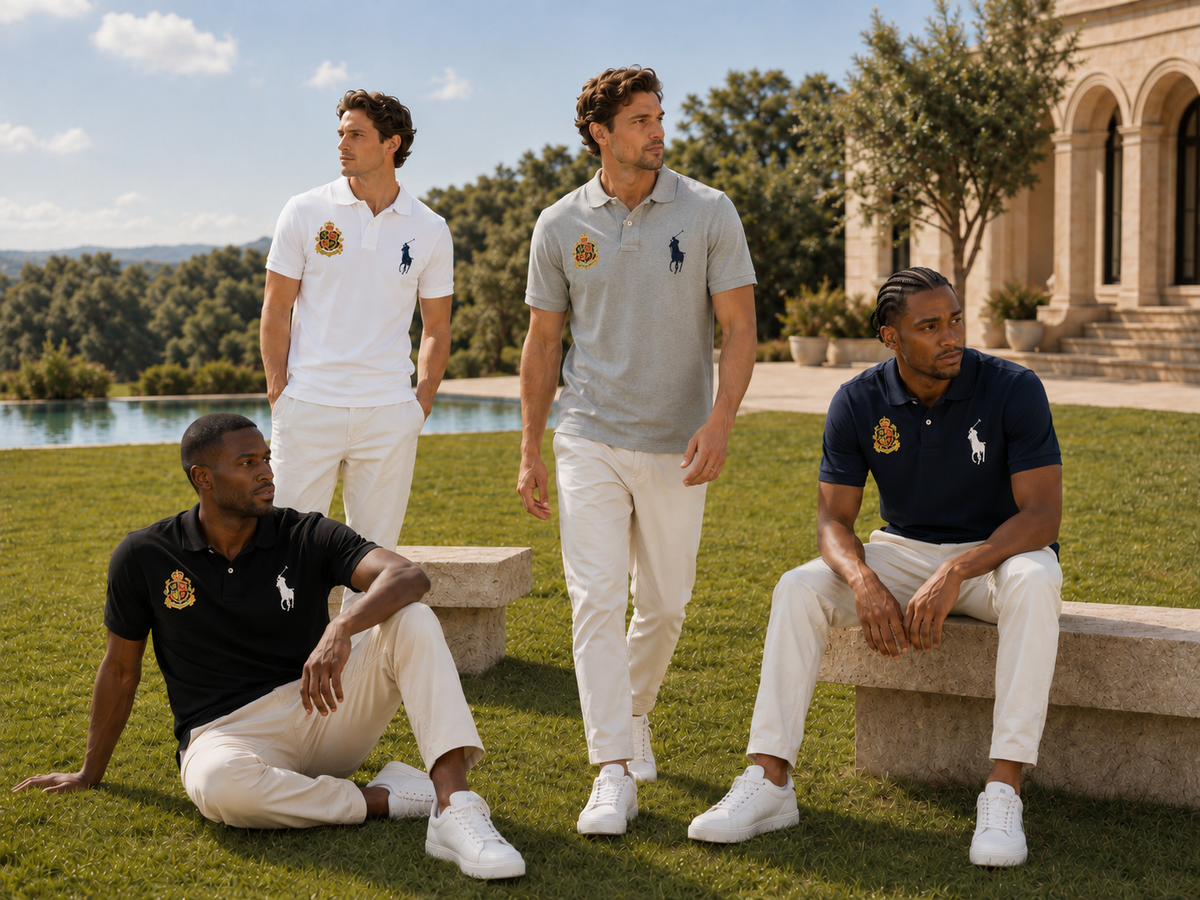 Ralph Lauren Crest Big Pony Cotton Polo Shirt
