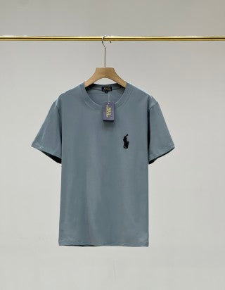 Ralph Lauren T-shirt Unisex Embroidered Logo Heavyweight Cotton Crewneck Tee