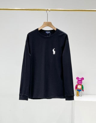Ralph Lauren T-shirt Essential Pony Logo Long Sleeve Crew Neck Tee