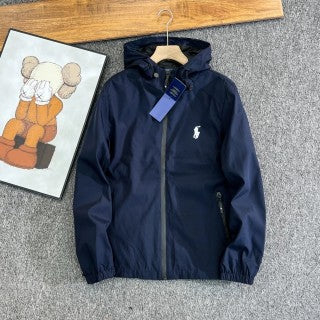 Ralph Lauren Outerwear Hooded Softshell Zip Jacket
