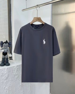 Ralph Lauren T-shirt Unisex Embroidered Logo Heavyweight Cotton Crewneck Tee