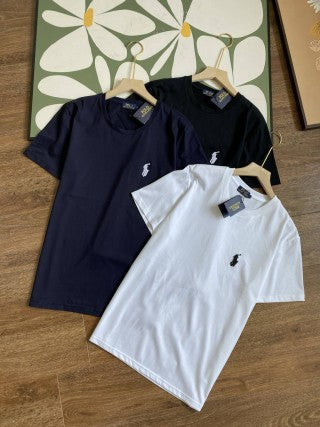 Ralph Lauren T-shirt Classic Pony Logo Mercerized Cotton Crew Neck Tee