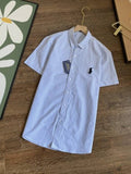 Ralph Lauren Shirt Striped Cotton-Nylon Short Sleeve