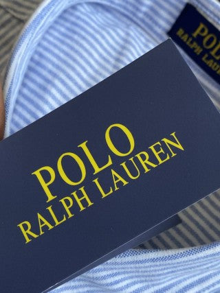 Ralph Lauren Shirt Striped Cotton-Nylon Short Sleeve