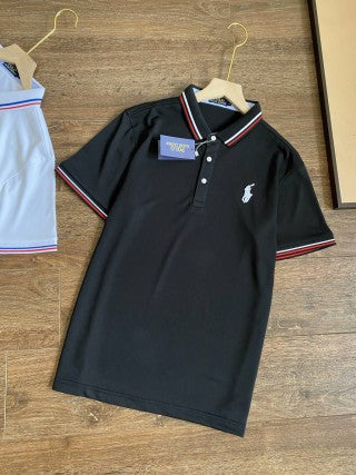Ralph Lauren Contrast Collar Piqué Polo Shirt