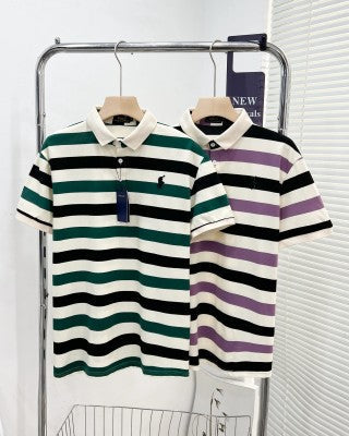 Ralph Lauren Striped Cotton Polo Shirt