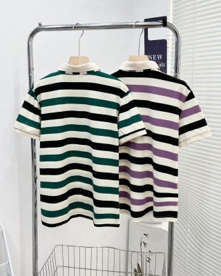 Ralph Lauren Striped Cotton Polo Shirt