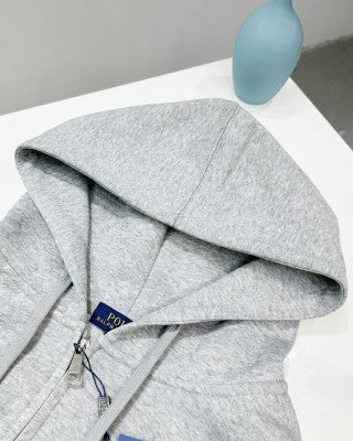 Ralph Lauren Signature Outerwear Hooded Full Zip Jacket