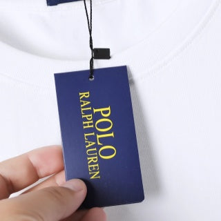 Ralph Lauren T-shirt Textured Cotton Pony Logo Crew Neck Tee