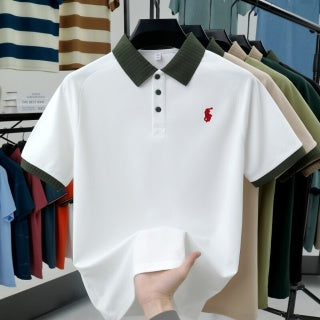 Ralph Lauren Contrast Collar Quick Dry Polo Shirt