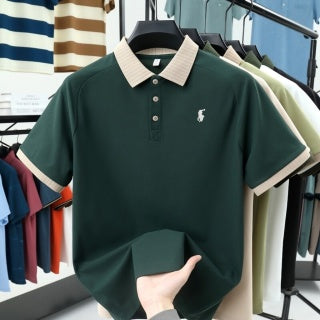Ralph Lauren Contrast Collar Quick Dry Polo Shirt