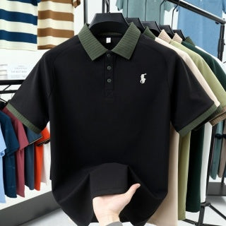 Ralph Lauren Contrast Collar Quick Dry Polo Shirt