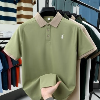 Ralph Lauren Contrast Collar Quick Dry Polo Shirt