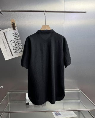 Ralph Lauren Linen Henley Collar Polo Shirt