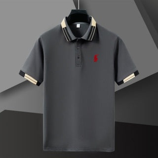 Ralph Lauren Polo Shirt Contrast Tipped Piqué Mesh Polo