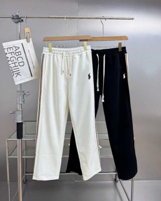 Ralph Lauren Pants Side Stripe Straight Leg Sweatpants