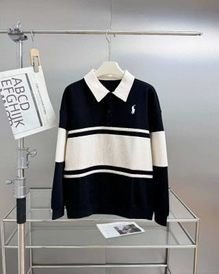 Ralph Lauren Color Block Long Sleeve Polo Shirt