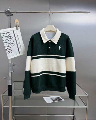 Ralph Lauren Color Block Long Sleeve Polo Shirt