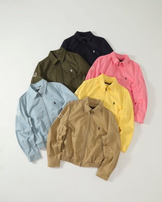 Ralph Lauren Outerwear Washed Twill Cropped Zip Jacket