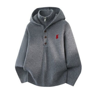 Ralph Lauren Sweatshirt Heritage Hooded Stand Collar Pullover