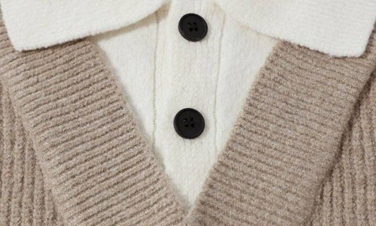Ralph Lauren Layered Collar Knit Sweater
