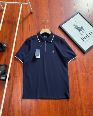 Ralph Lauren Polo Shirt Contrast Trim Cotton Piqué Polo