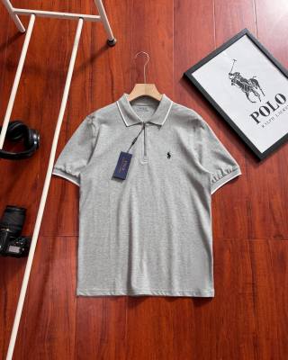 Ralph Lauren Polo Shirt Contrast Trim Cotton Piqué Polo