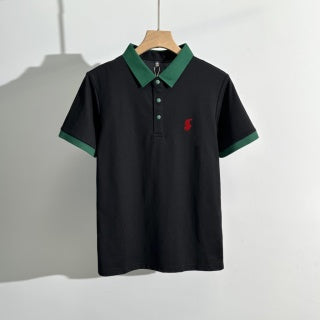 Ralph Lauren Polo Shirt Contrast Collar Cotton Piqué Polo