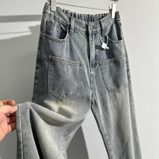 Ralph Lauren Pants Vintage Washed Wide Leg Denim Jeans
