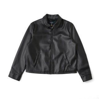 Ralph Lauren Outerwear PU Leather Zip Jacket