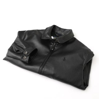 Ralph Lauren Outerwear PU Leather Zip Jacket