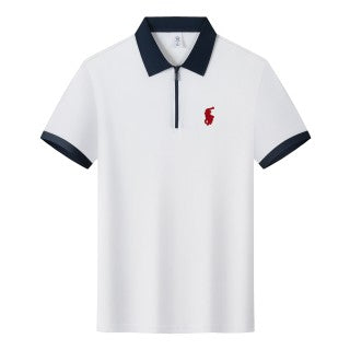 Ralph Lauren Contrast Zip Polo Shirt