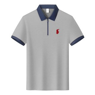 Ralph Lauren Contrast Zip Polo Shirt