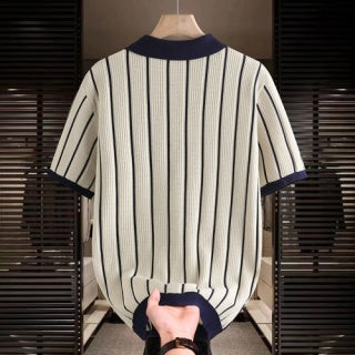 Ralph Lauren Striped Knit Polo Shirt