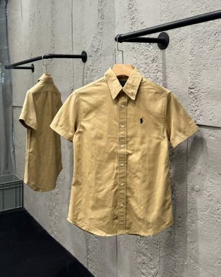 Ralph Lauren Shirt Unisex Oxford Short Sleeve Button-Down