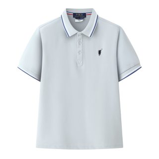 Ralph Lauren Polo Shirt Contrast Trim Mercerized Cotton Polo