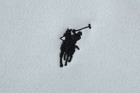 Ralph Lauren Polo Shirt Contrast Trim Mercerized Cotton Polo