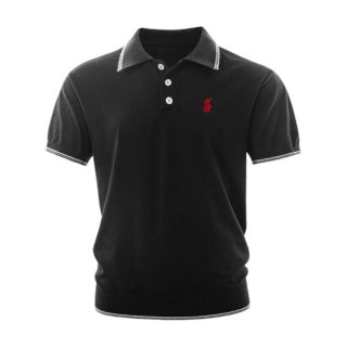 Ralph Lauren Contrast Trim Knit Polo Shirt