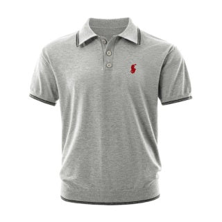 Ralph Lauren Contrast Trim Knit Polo Shirt