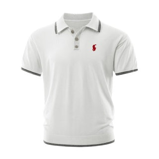 Ralph Lauren Contrast Trim Knit Polo Shirt