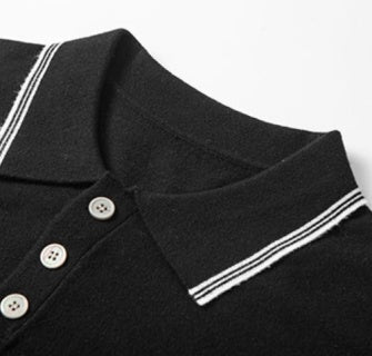 Ralph Lauren Contrast Trim Knit Polo Shirt