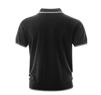 Ralph Lauren Contrast Trim Knit Polo Shirt
