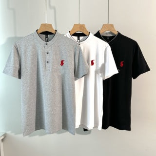 Ralph Lauren T-shirt Short Sleeve Henley Pony Logo