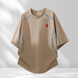 Ralph Lauren T-shirt Contrast Piping Oversized Crewneck Tee