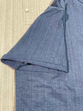 Ralph Lauren Polo Shirt Textured Henley Collar Short Sleeve Polo