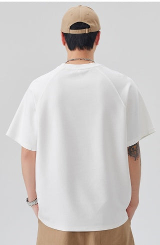 Ralph Lauren Sweatshirt Rivet-Shoulder Short Sleeve Crewneck