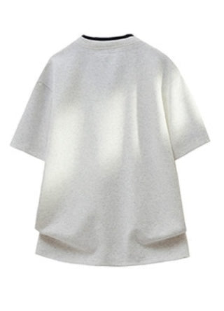 Ralph Lauren T-shirt Layered V-Notch Pony Logo Short Sleeve