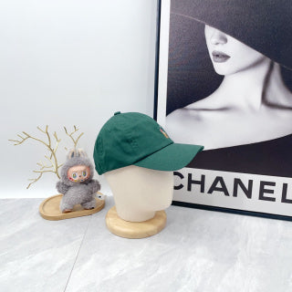 Ralph Lauren Hat Classic Green Baseball Cap with Front Polo Bear Embroidery