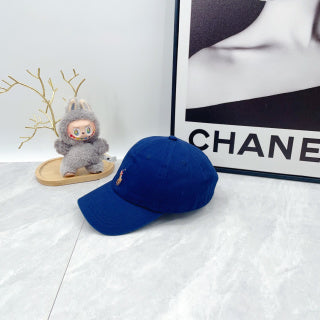 Ralph Lauren Hat Cobalt Blue Baseball Cap with Front Polo Bear Embroidery